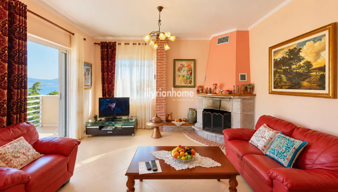 Exclusive 3+1 apartment with panoramic veranda for sale | Europa Boulevard, Pogradec