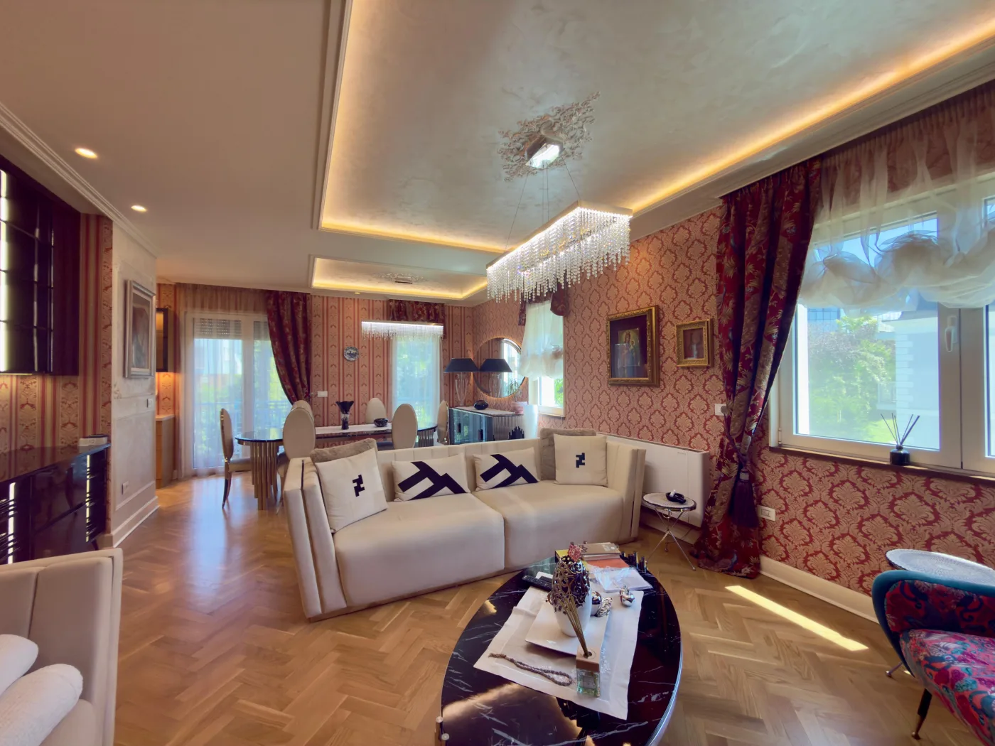 Zur Miete Luxus 2+1+2 Wohnung im Joy Residence 3