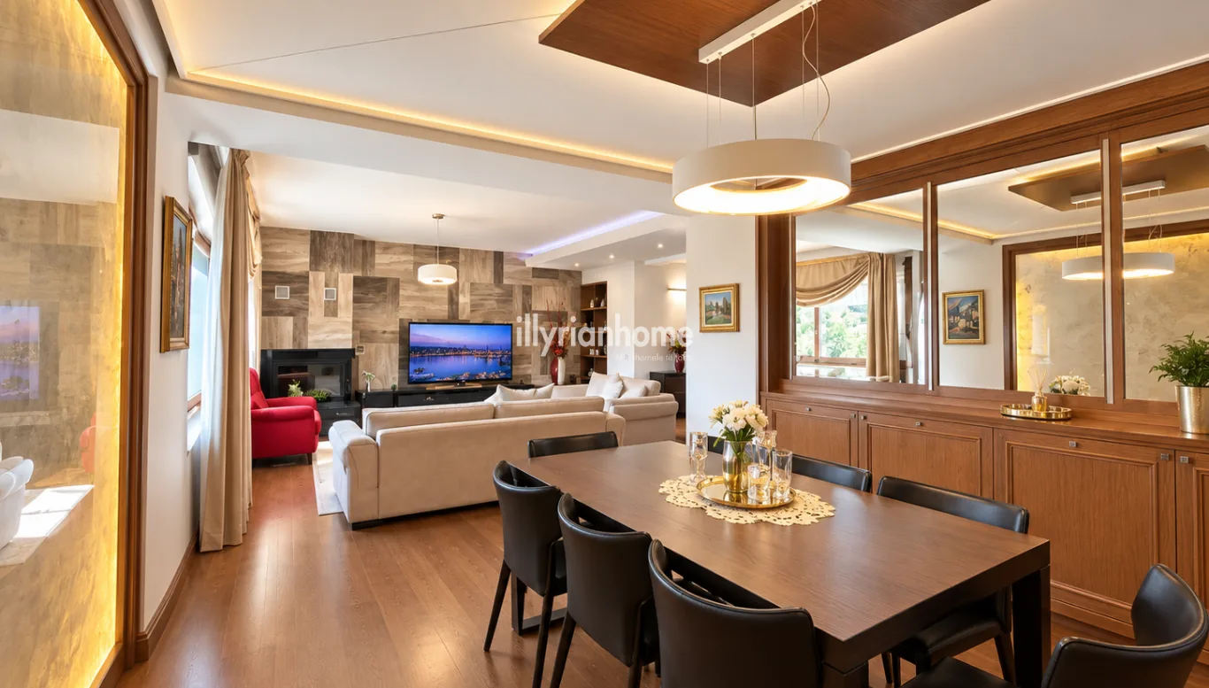 PENTHOUSE PREMIUM ME QIRA  | PRANË KOPSHTIT BOTANIK DHE LIQENIT ARTIFICIAL, TIRANË - Image 2