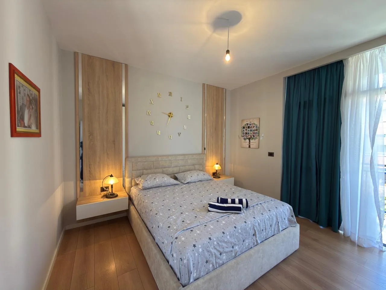 Jepet me qira apartament 1+1 në Golem | Pallat i ri me ashensor - Image 5
