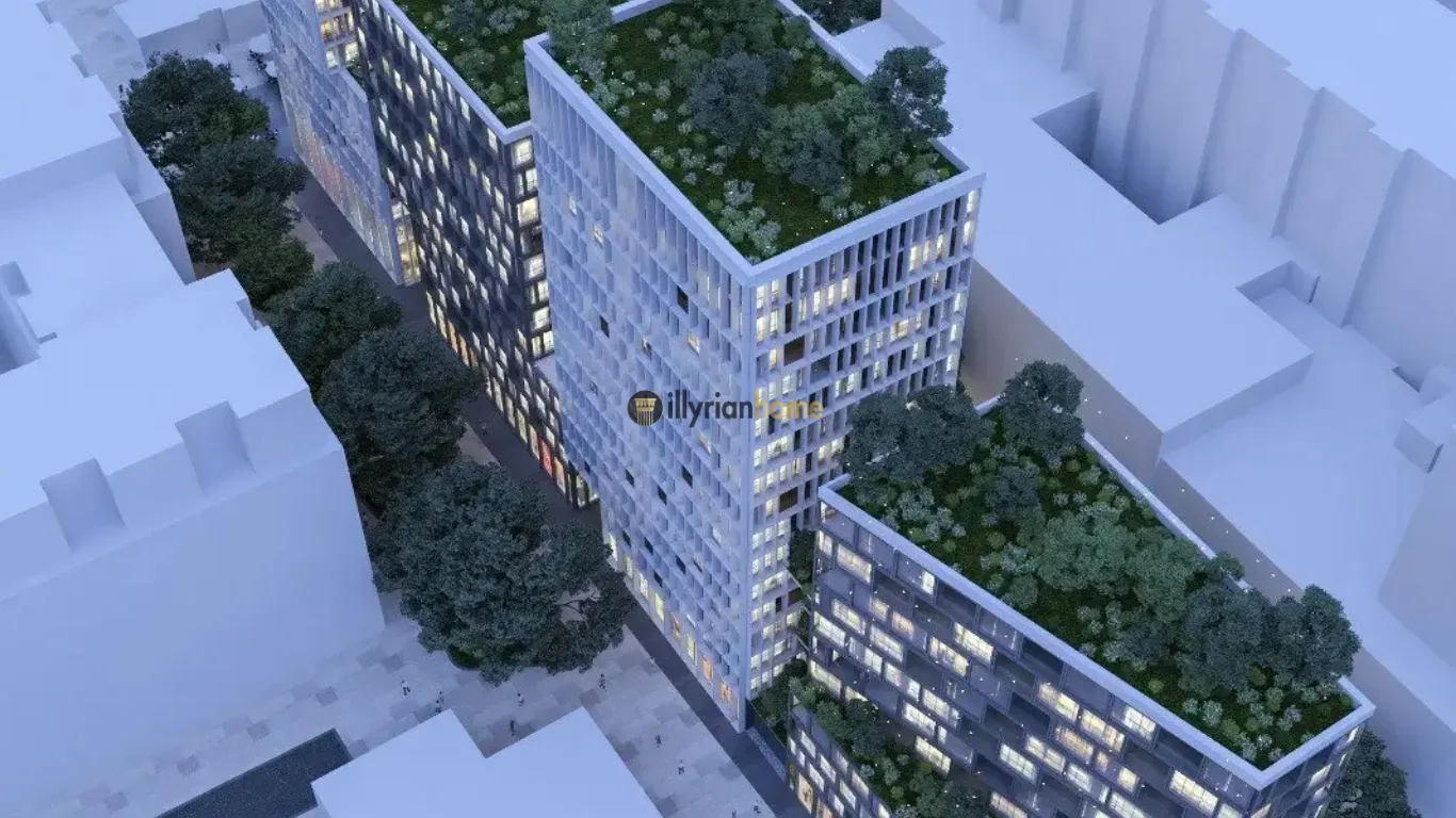 Appartamento 1+1 in vendita a SOHO Towers – Posizione privilegiata nel cuore di Tirana - Image 1