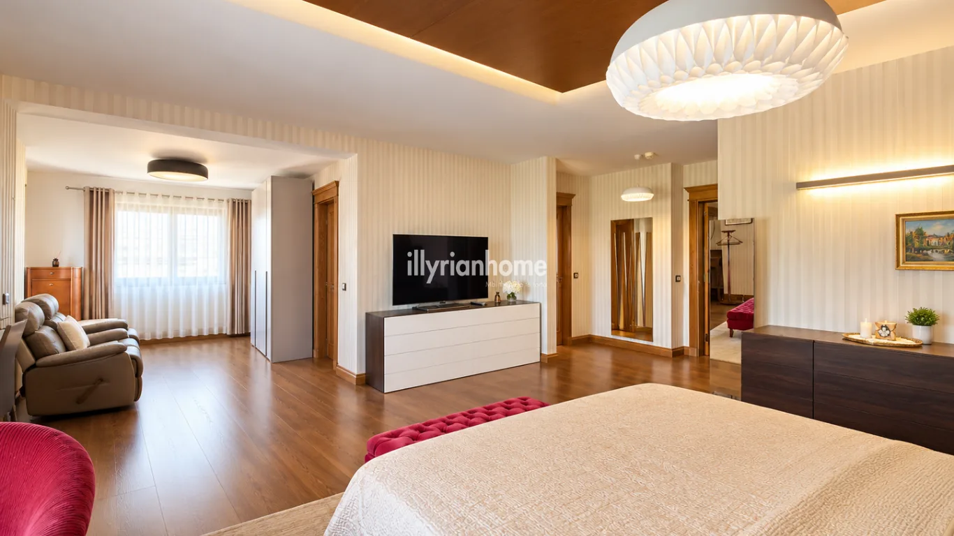 PENTHOUSE PREMIUM ME QIRA  | PRANË KOPSHTIT BOTANIK DHE LIQENIT ARTIFICIAL, TIRANË - Image 12
