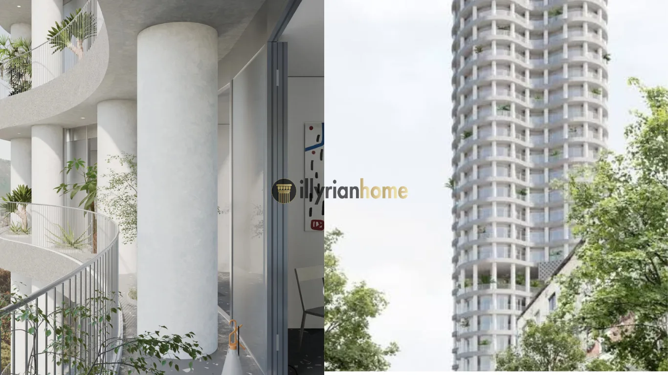For sale | 1+1 apartment in Flower Tower | Premium residence in Tirana - Image 1