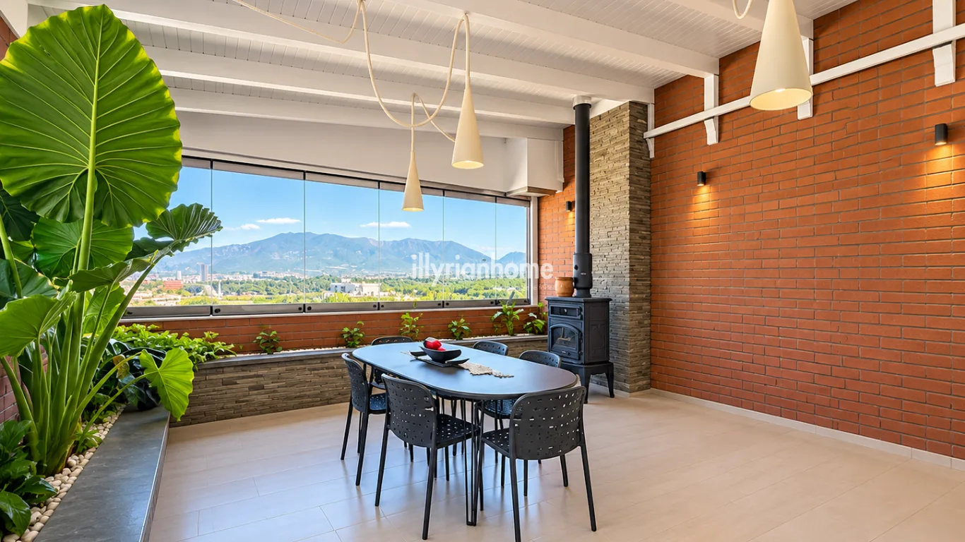 PENTHOUSE PREMIUM ME QIRA | PRANË KOPSHTIT BOTANIK DHE LIQENIT ARTIFICIAL, TIRANË - Image 6