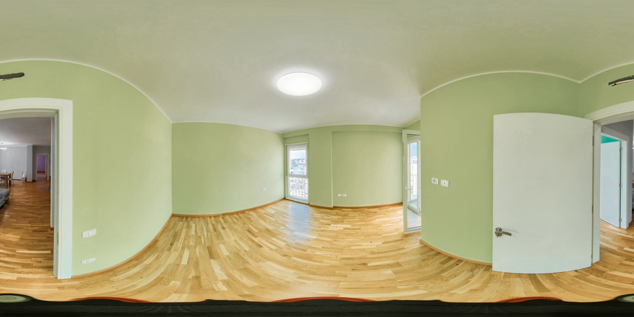 Grünes Schlafzimmer